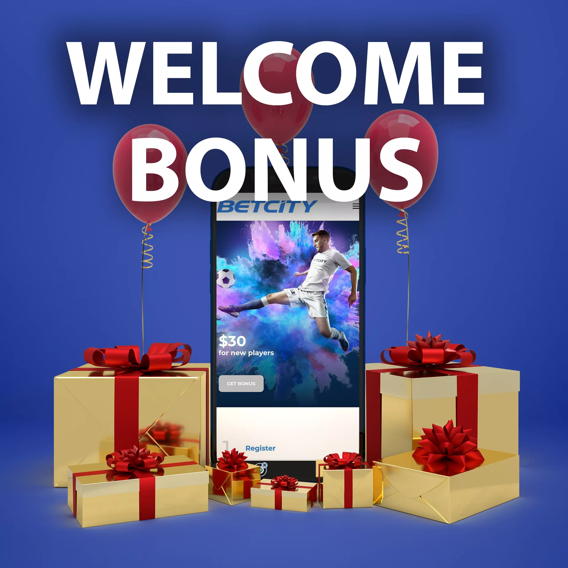Do not forget to get a welcome bonus while registering.