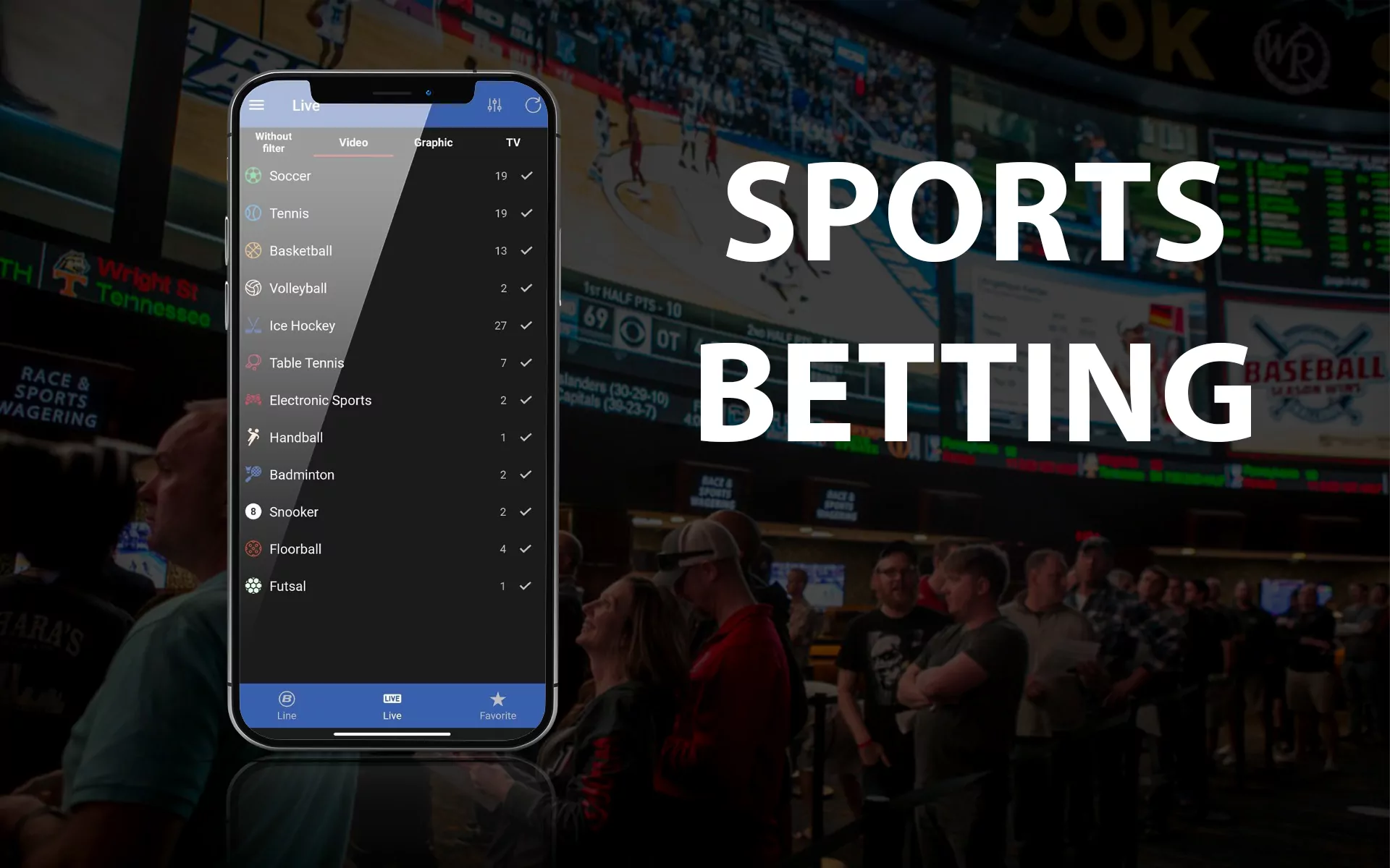 There is a huge range of sports disciplines available for betting.