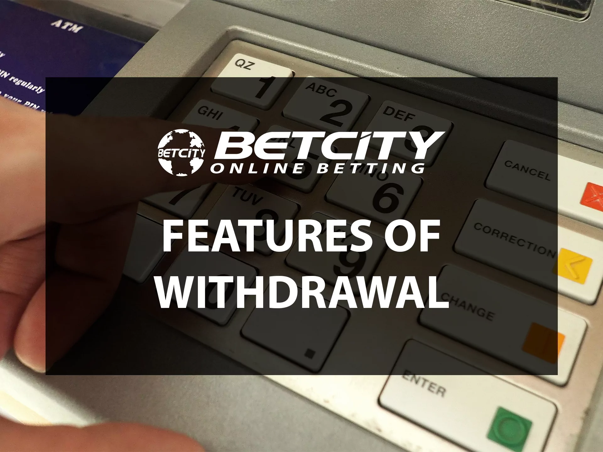 You can easily withdraw your winnings from the Betcity account.