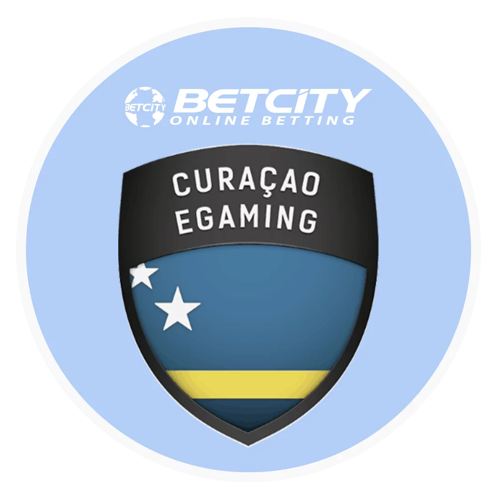 Betcity is operating under the Curacao gaming license.